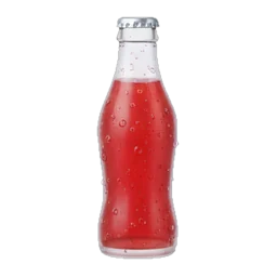 Cherry soda bottle