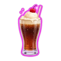 Root beer float